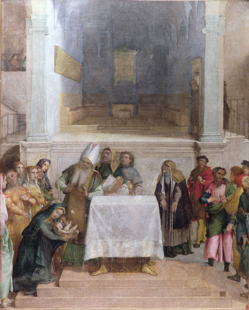 A apresentação de Cristo no templo, c.1556 de Lorenzo Lotto