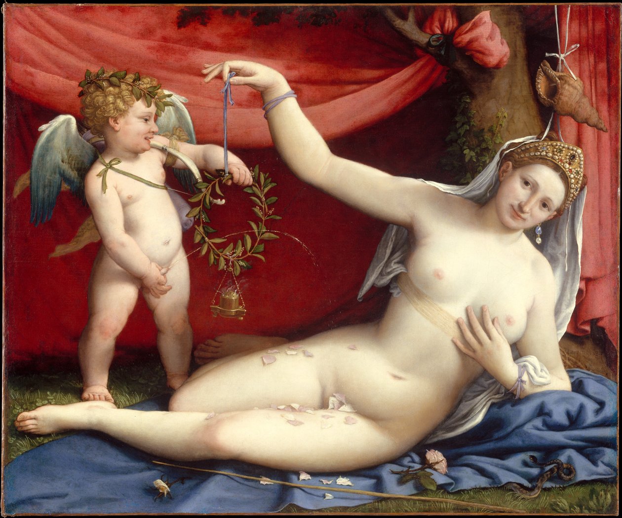 Vênus e Cupido Vênus e Cupido de Lorenzo Lotto