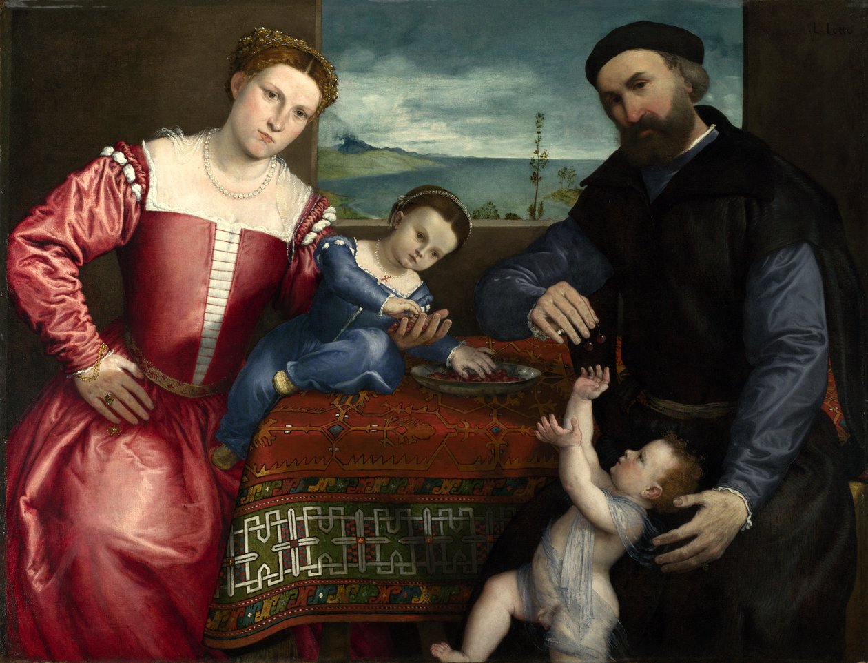 Família Volta de Lorenzo Lotto