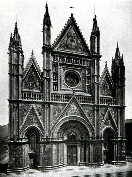 Fachada do Duomo, desenhada por Lorenzo Maitani (antes de 1275-1330) de Lorenzo Maitani