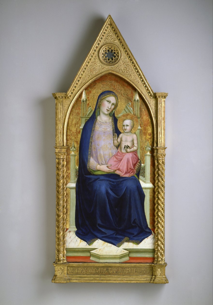 Madonna Enthroned de Lorenzo Monaco