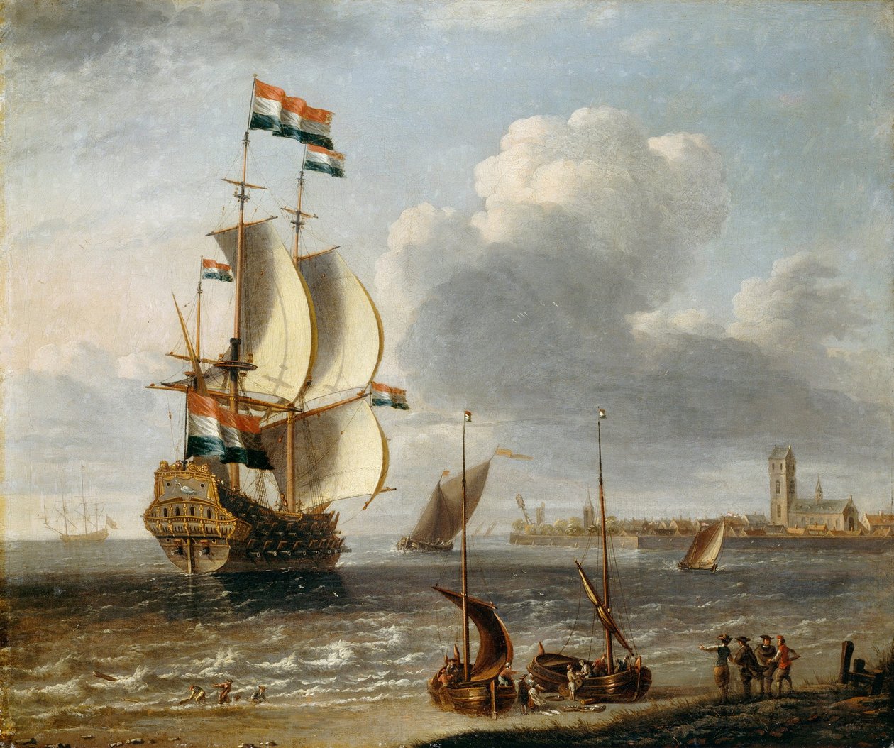 Um indiano-indiano-holandês ao largo de Hoorn de Lorenzo a Castro