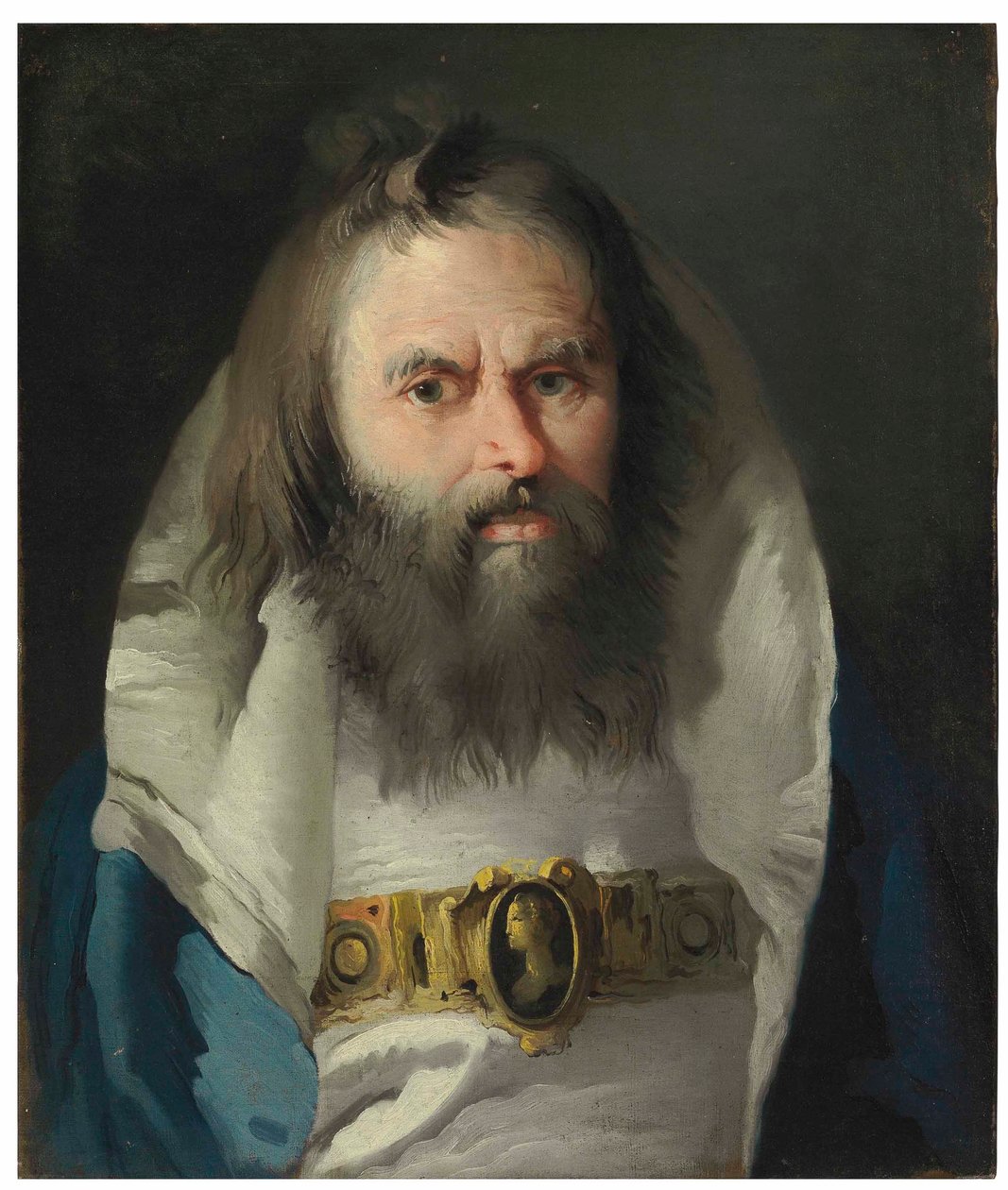 Retrato de um homem de Lorenzo Baldissera Tiepolo