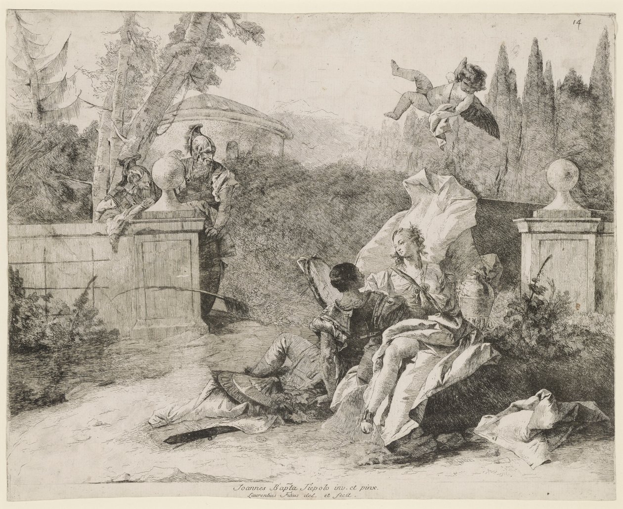 Rinaldo e Armida de Lorenzo Baldissera Tiepolo