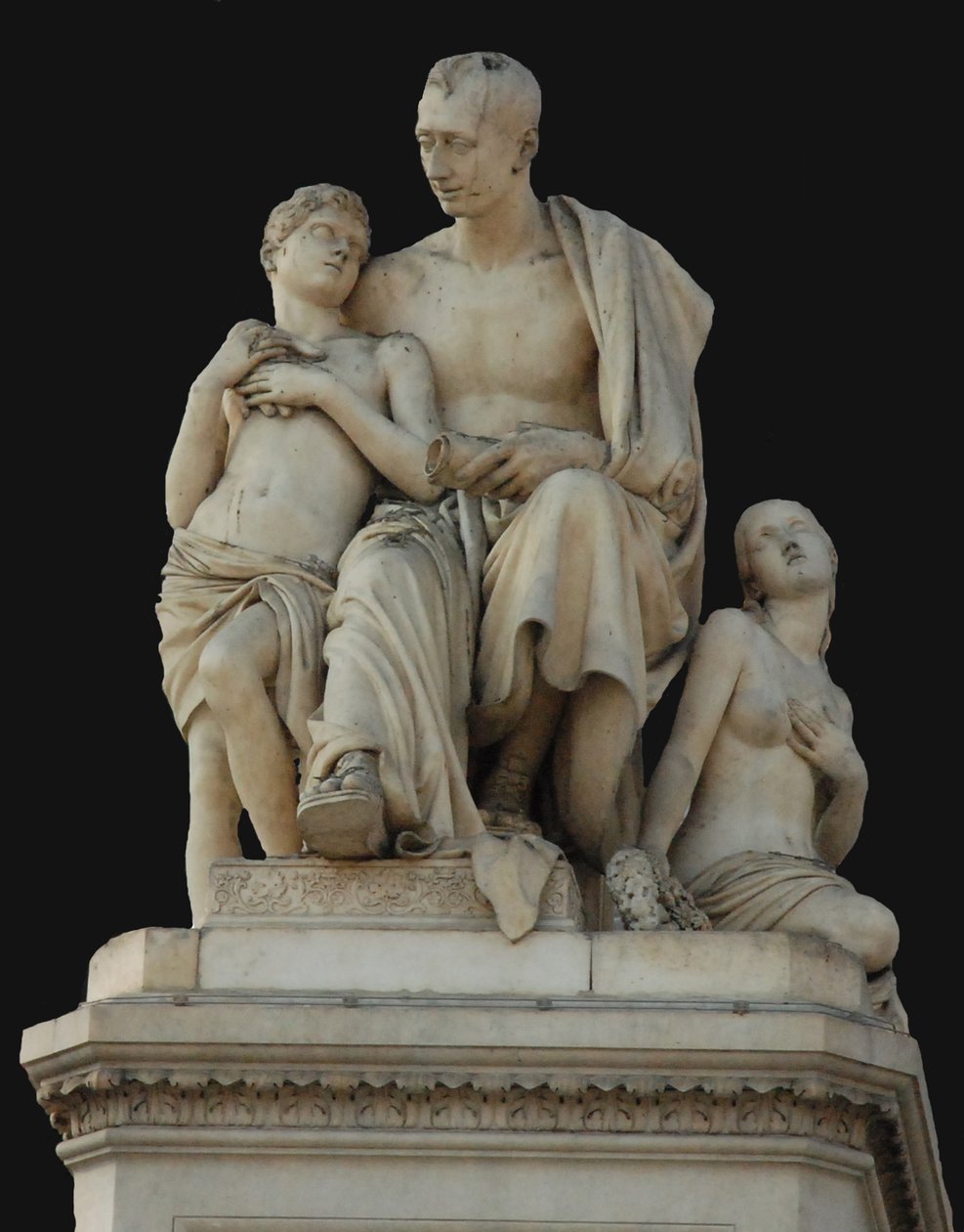 Monumento ao Conde Nikolai Nikitich Demidov na Piazza Demidoff em Florença, 1830-1850 de Lorenzo Bartolini