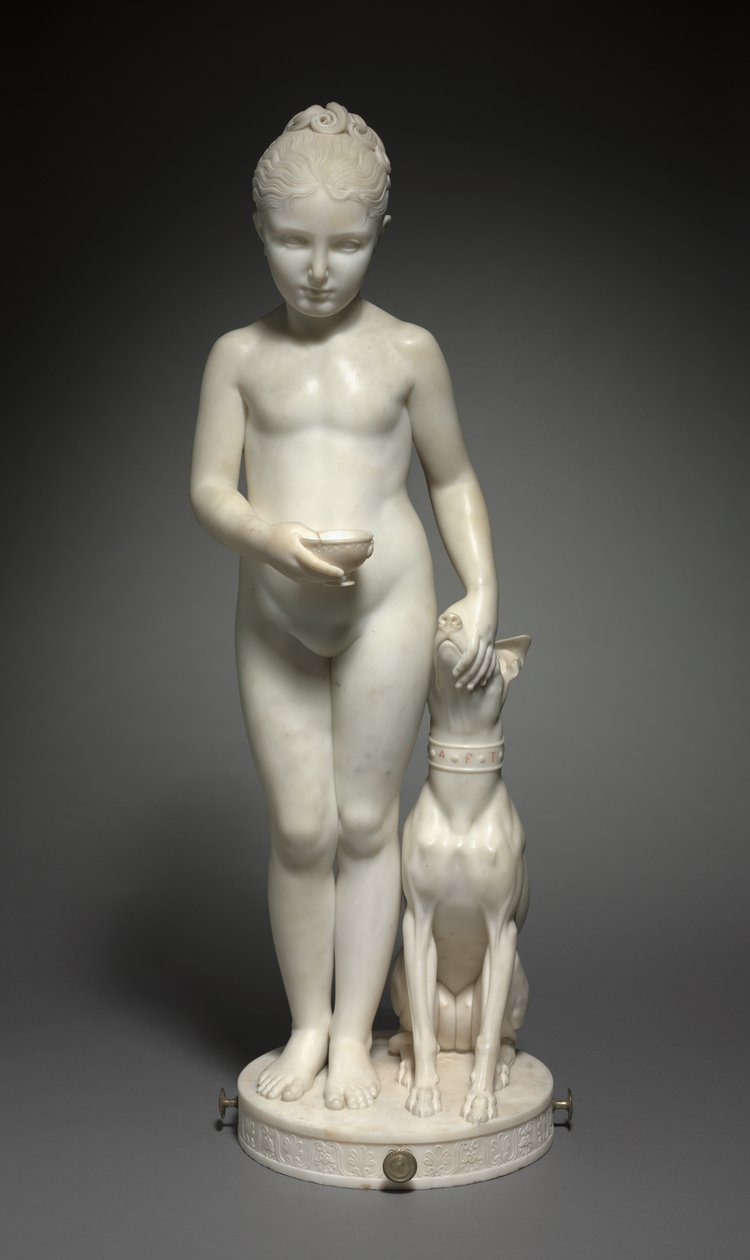 Retrato de Napoleone Elisa Baciocchi, sobrinha de Napoleão I de Lorenzo Bartolini