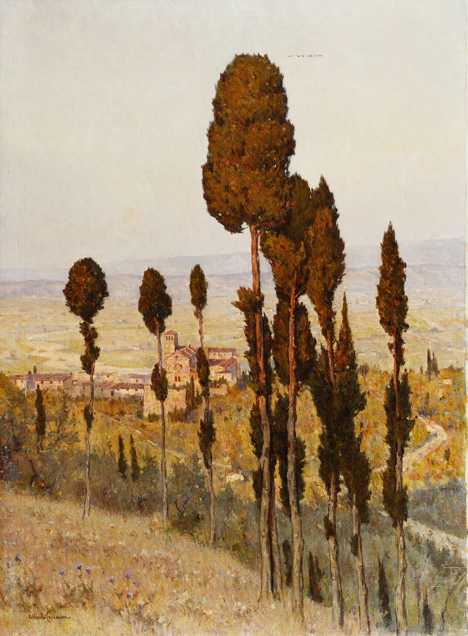 San Francesco, Assis (óleo sobre tela) de Lorenzo Cecconi