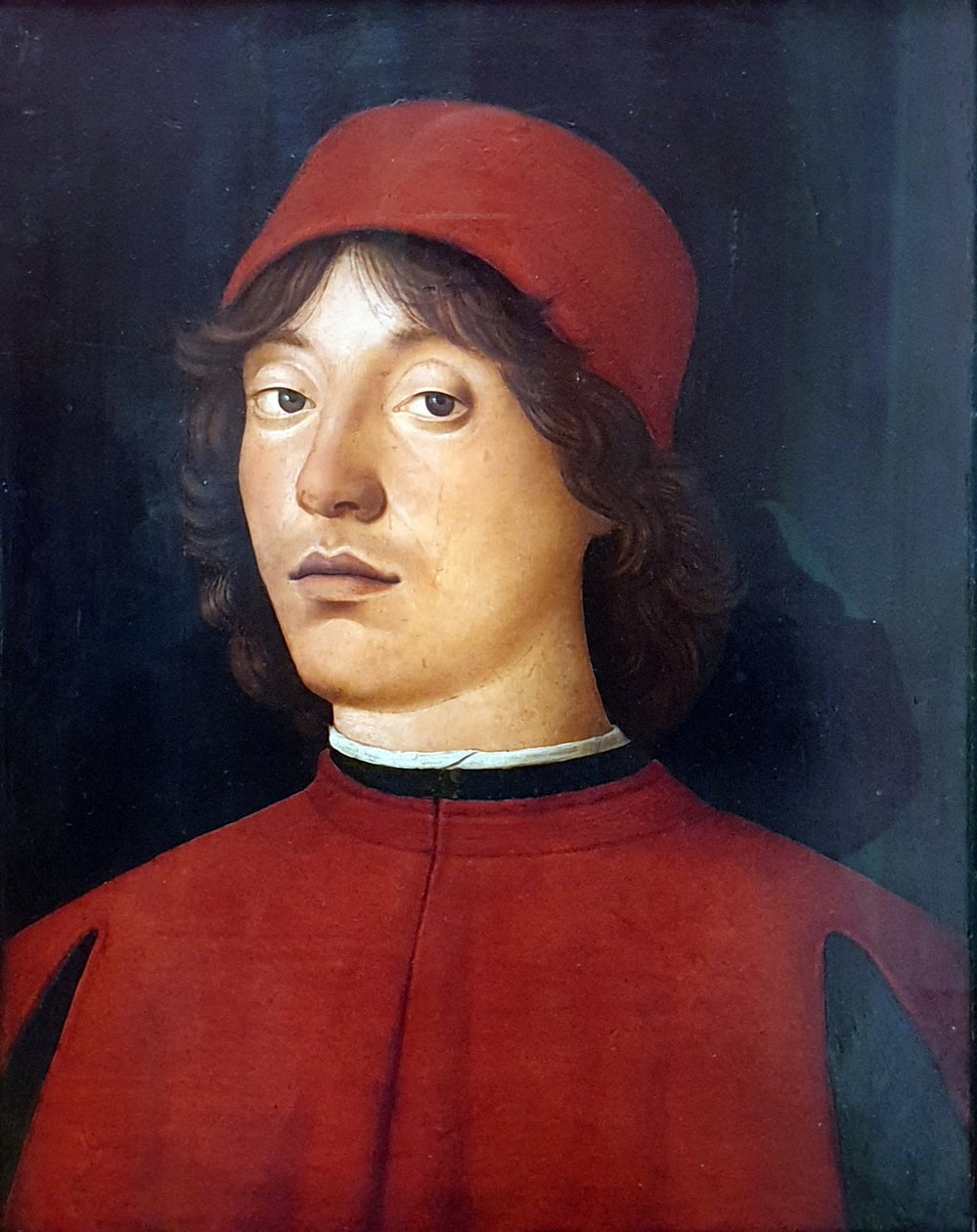 Alemão: Bildnis eines jungen Mannes Retrato de um jovem de Lorenzo Costa