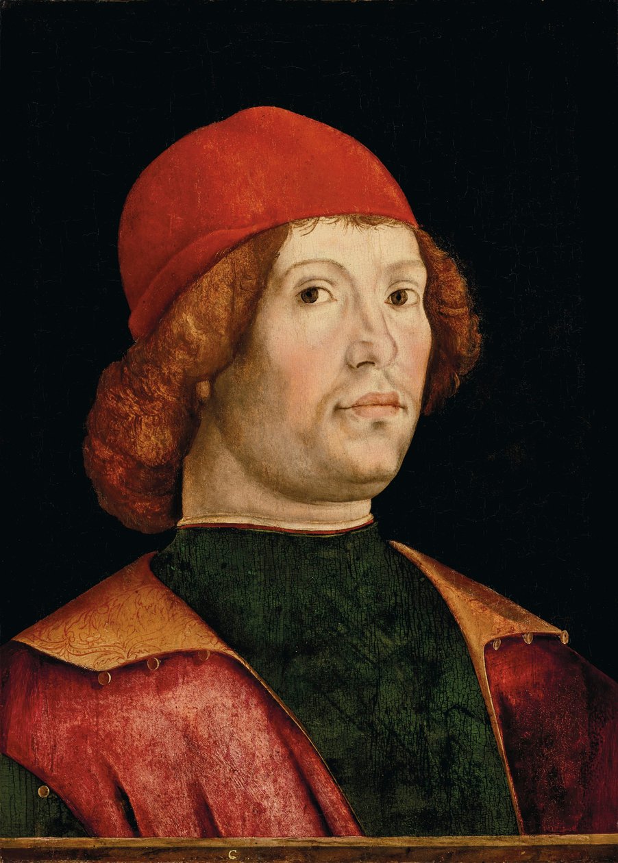 Retrato de um homem de Lorenzo Costa