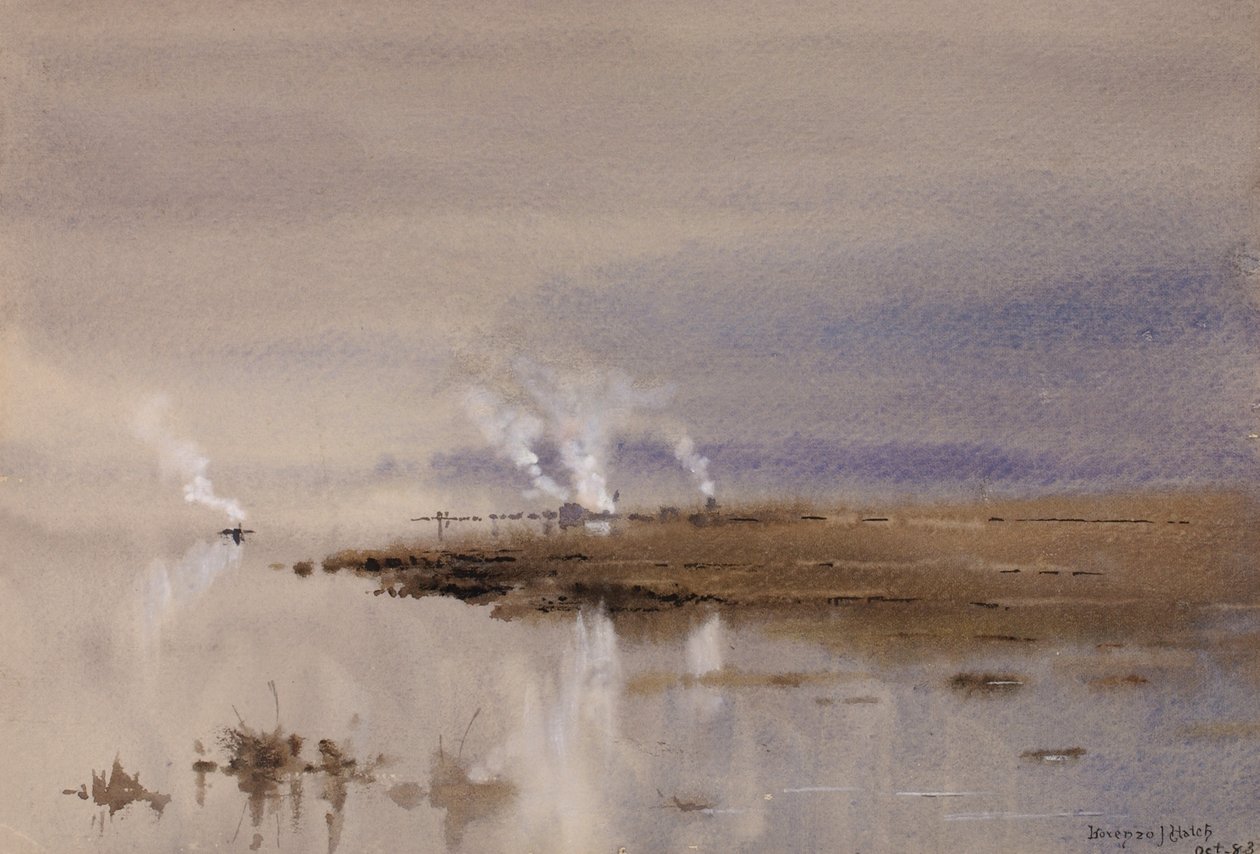 Sketch on the Potomac, 1883. de Lorenzo J. Hatch