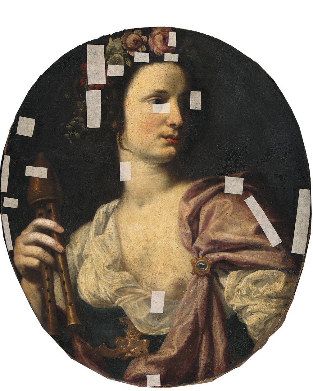 A musa Euterpe de Lorenzo Lippi