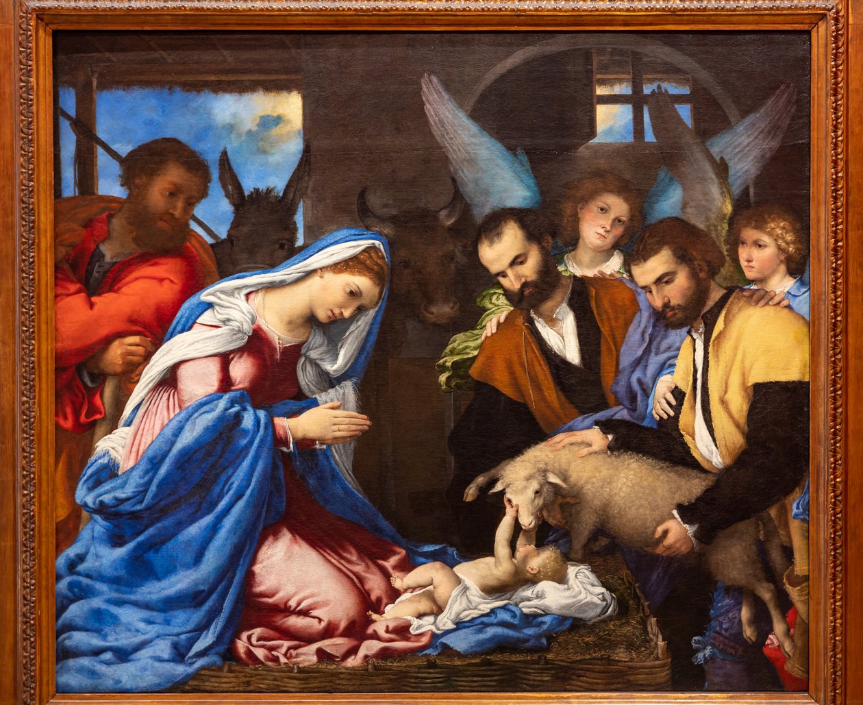Adoração dos Sheperds de Lorenzo Lotto