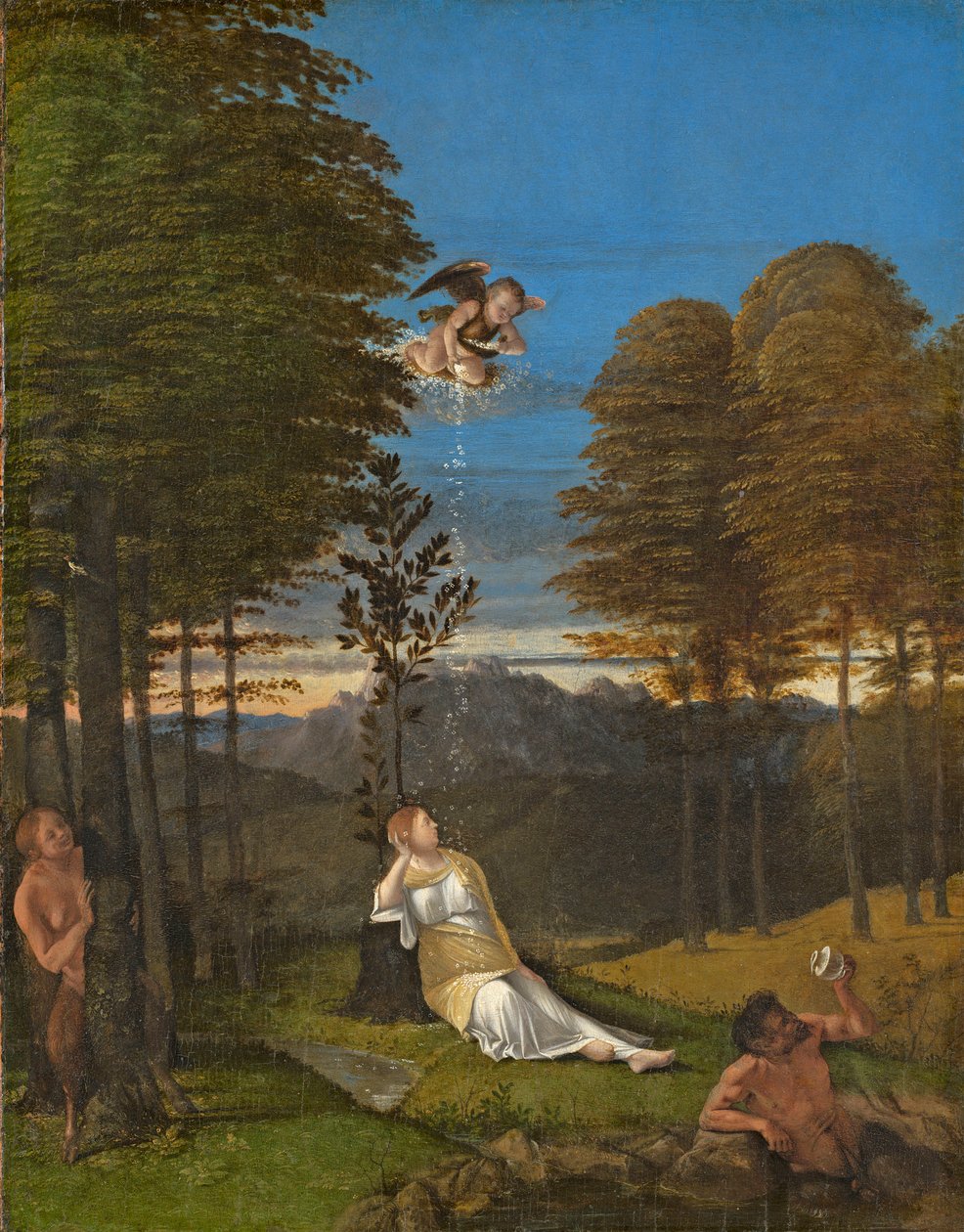 Alegoria da Castidade, c. 1505 (óleo no painel) de Lorenzo Lotto