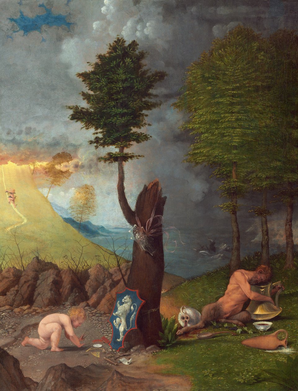 Alegoria da Virtude e do Vício de Lorenzo Lotto