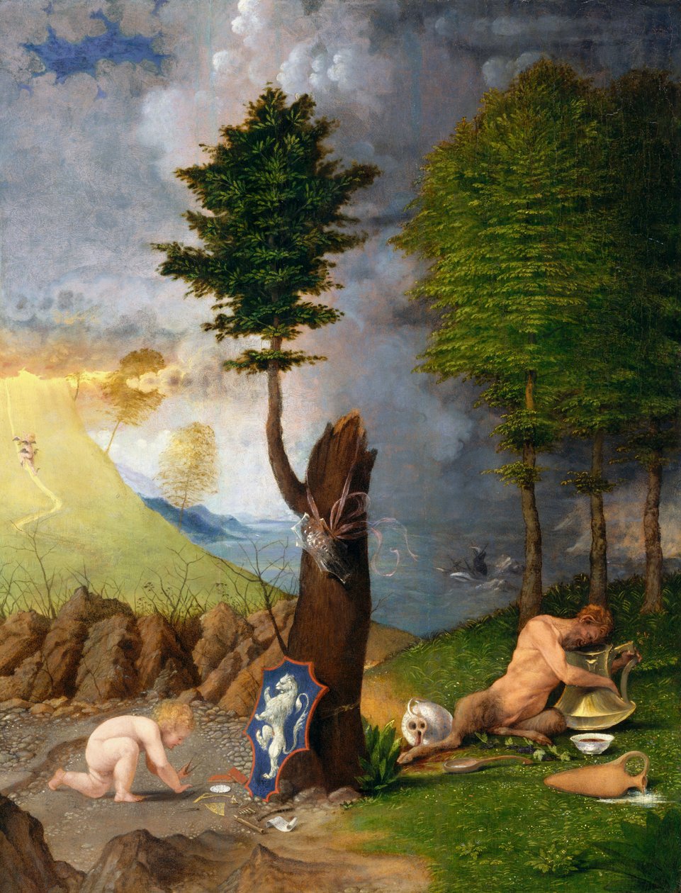 Alegoria da Virtude e do Vício de Lorenzo Lotto
