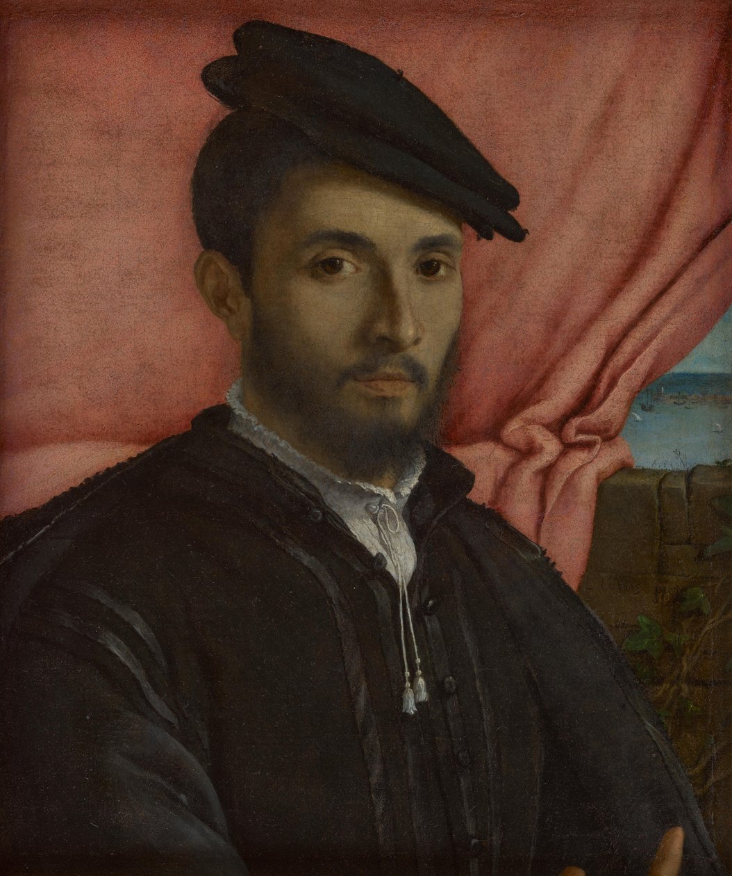Retrato de um jovem de Lorenzo Lotto