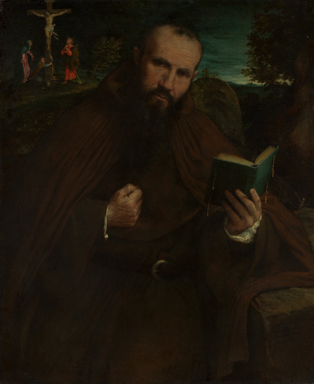 Irmão Gregorio Belo, de Vicenza, 1547. de Lorenzo Lotto