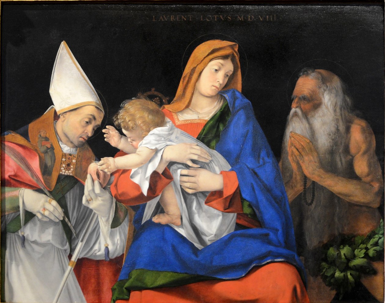 Madona e Menino (Lorenzo Lotto) setembro de 2015-1a de Lorenzo Lotto