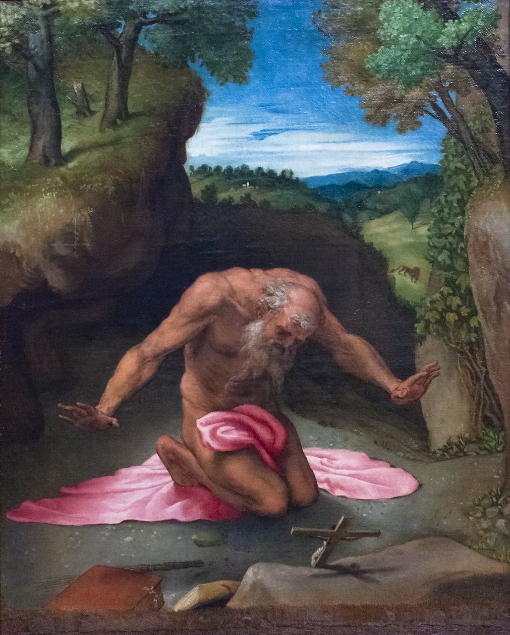 Santo penitente Jerónimo de Lorenzo Lotto