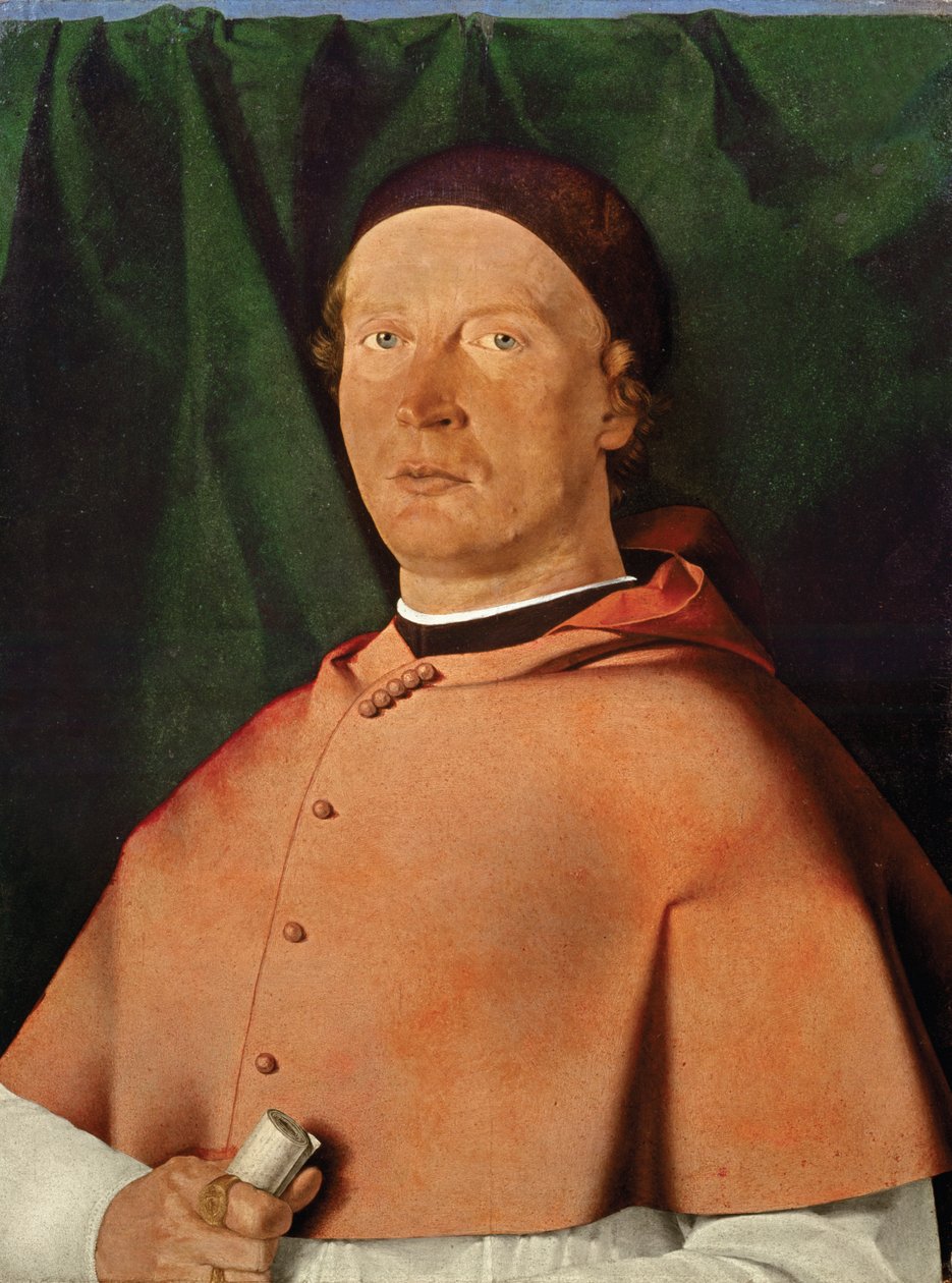 Retrato do Bispo Bernardino de Rossi, c.1505 de Lorenzo Lotto