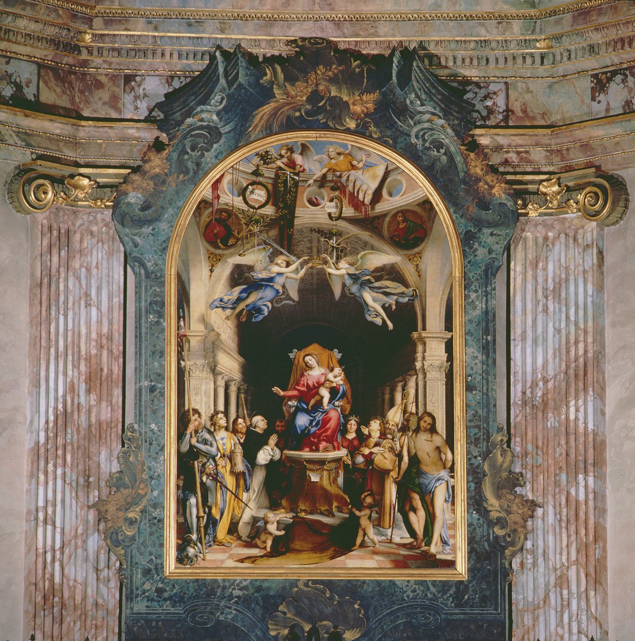 O Retábulo de Martinengo, 1513-16 de Lorenzo Lotto