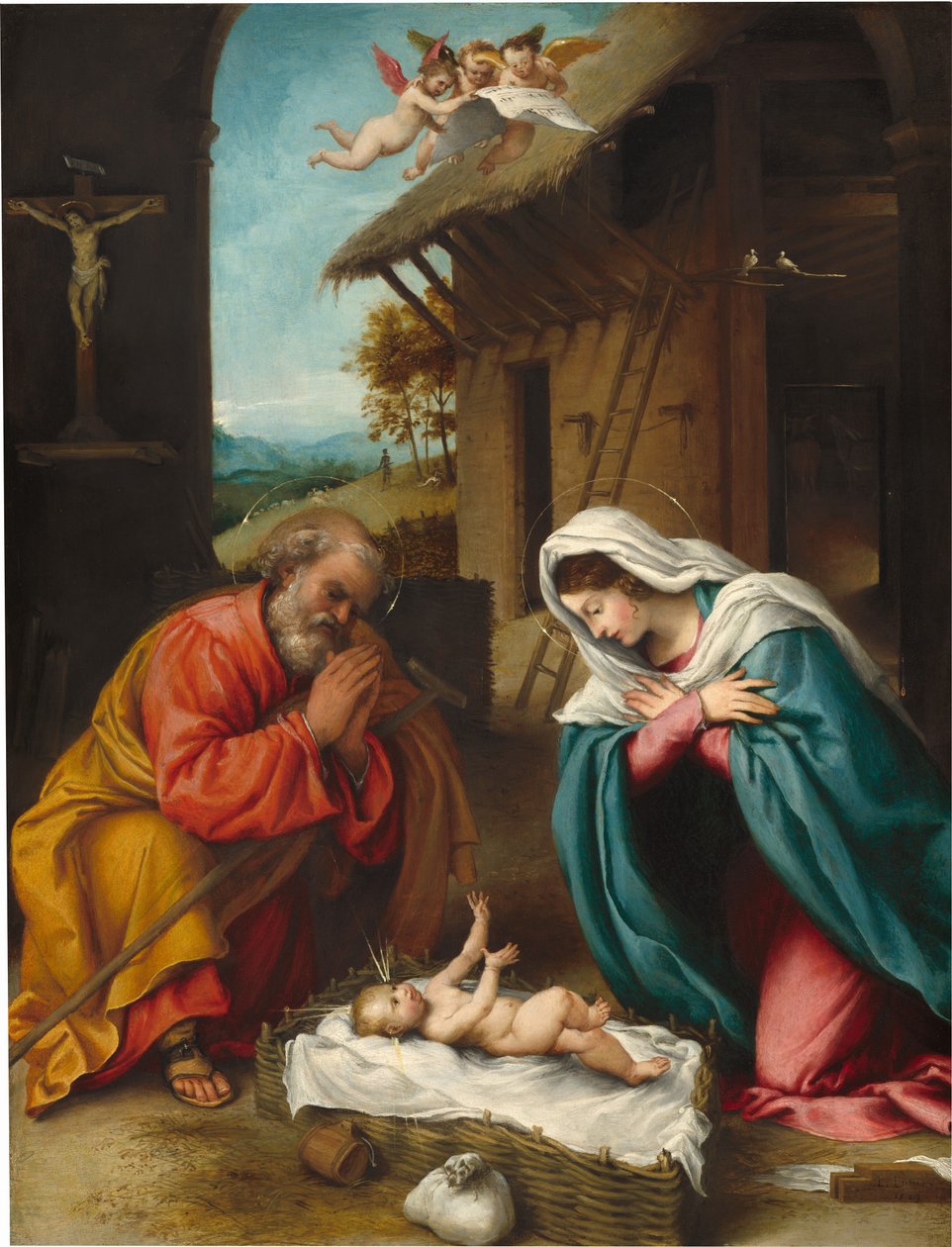 A Natividade de Lorenzo Lotto