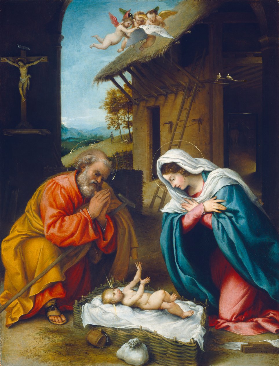A natividade de Lorenzo Lotto