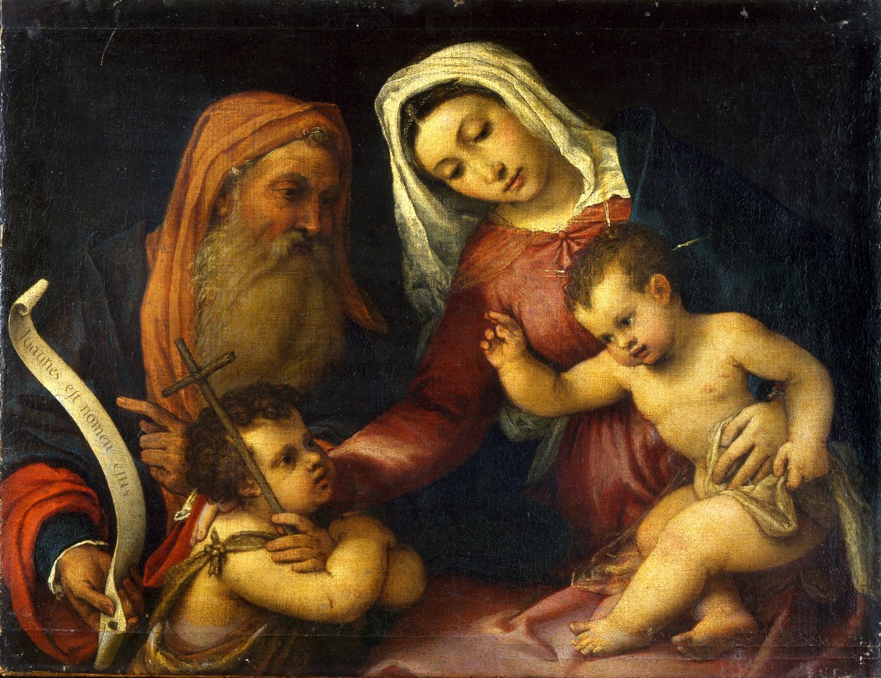 A Virgem e o Menino com os Santos Zacarias e João Batista de Lorenzo Lotto