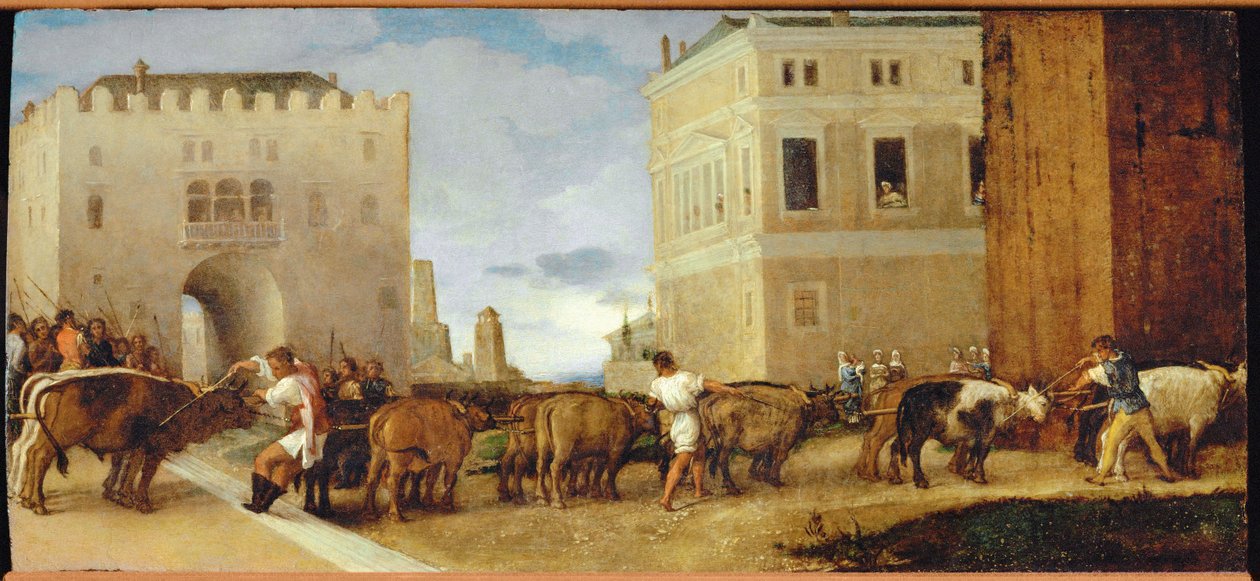 Os bois de Santa Lúcia de Lorenzo Lotto