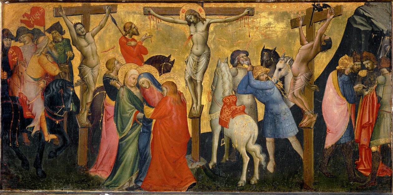 Crucificação ... de Lorenzo Monaco