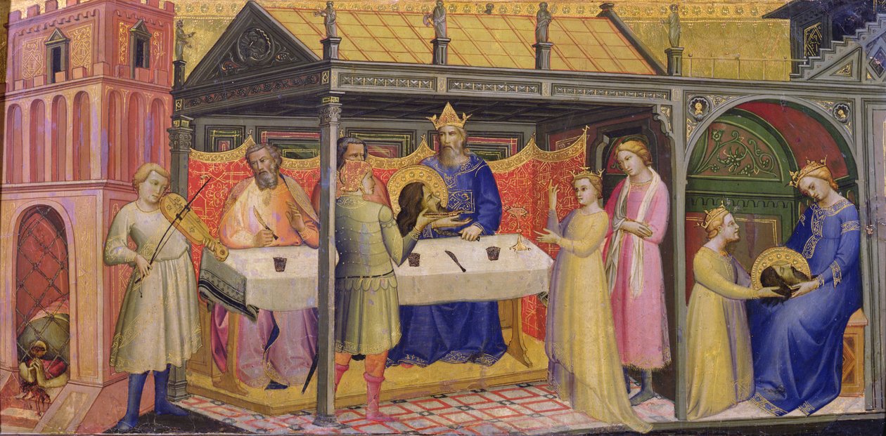 Banquete de Herodes de Lorenzo Monaco
