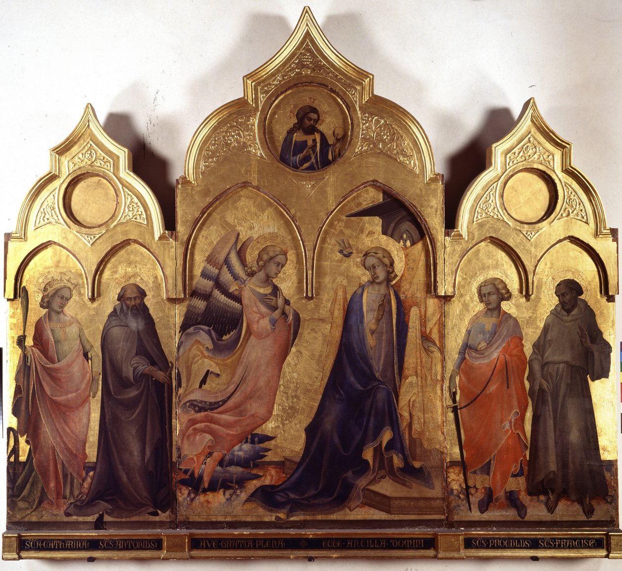 A Anunciação. de Lorenzo Monaco