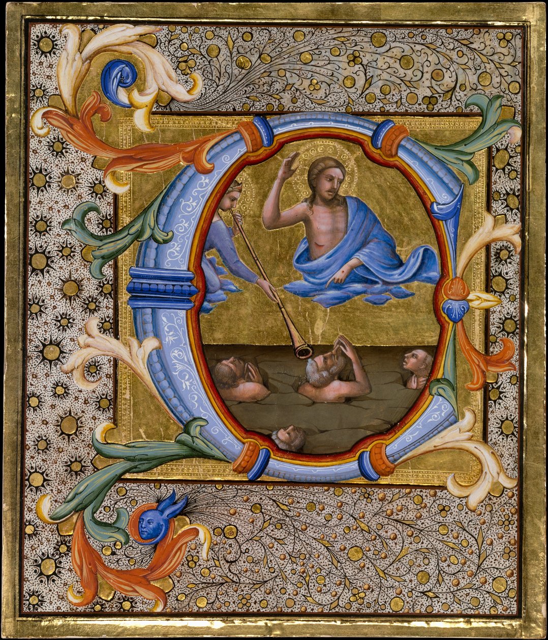 Juízo Final em C Inicial, ca. 1406-7. de Lorenzo Monaco