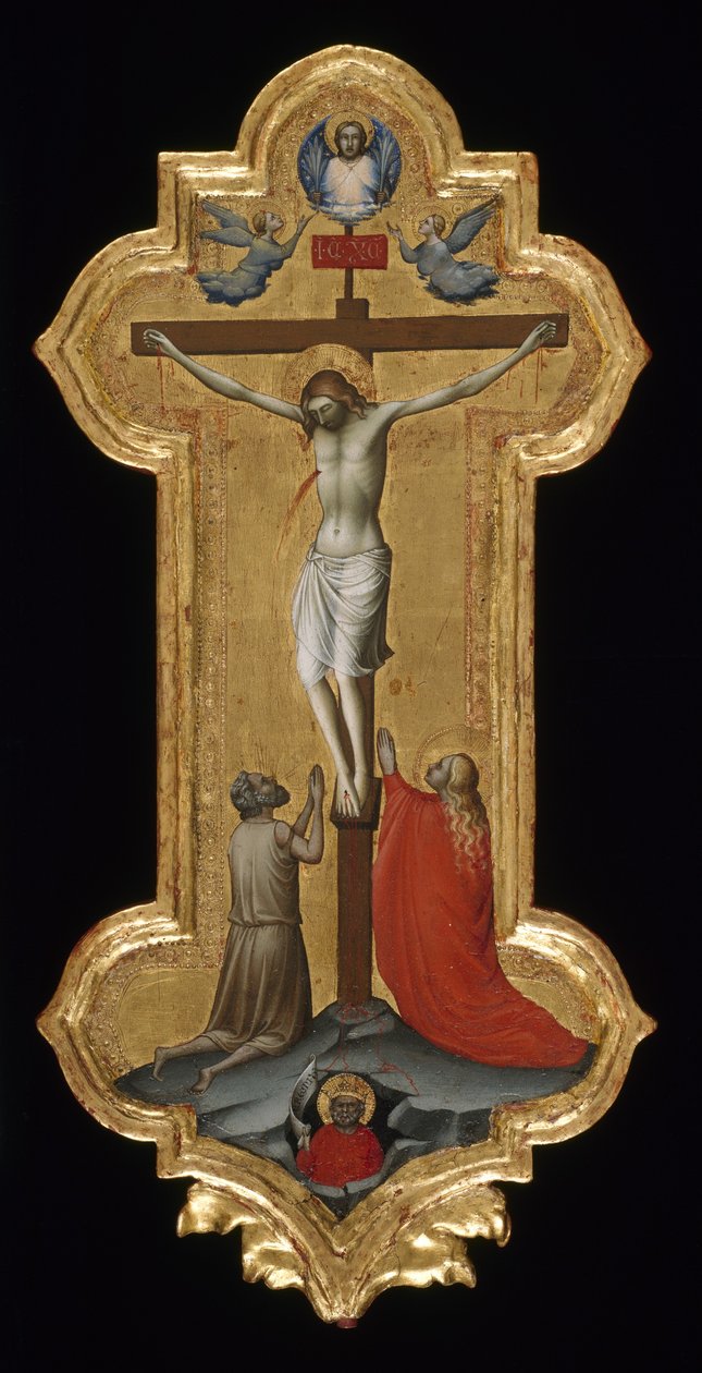 Cruz processional, 1392-95 de Lorenzo Monaco