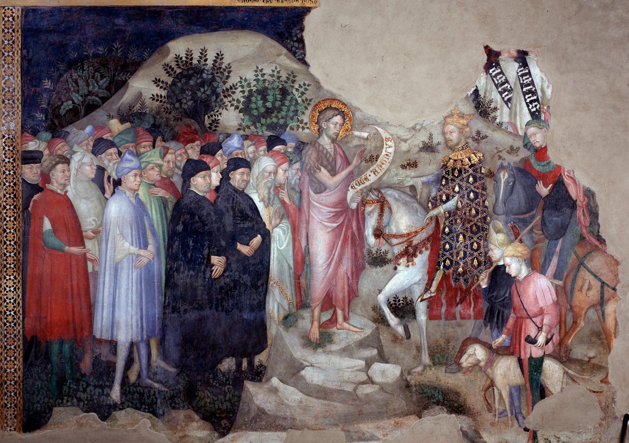 Pregação de São João Batista (Fresco de Lorenzo Salimbeni