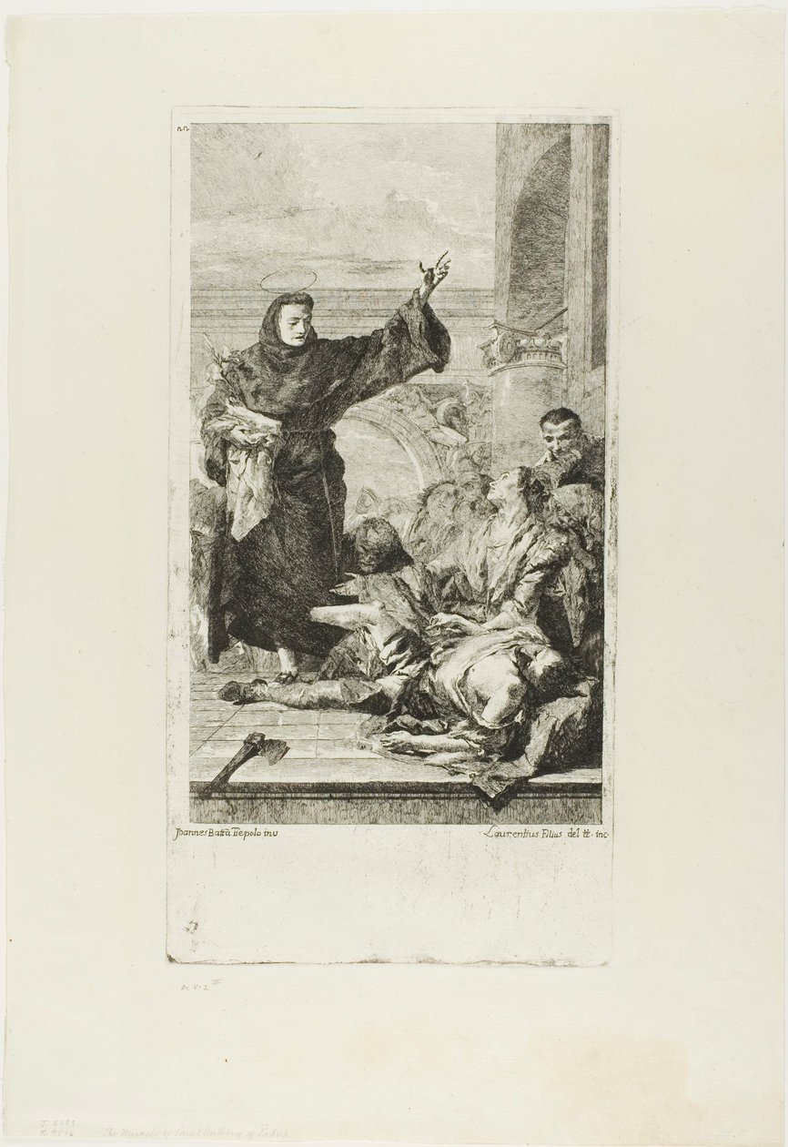O Milagre de Santo Antônio de Pádua de Lorenzo Tiepolo