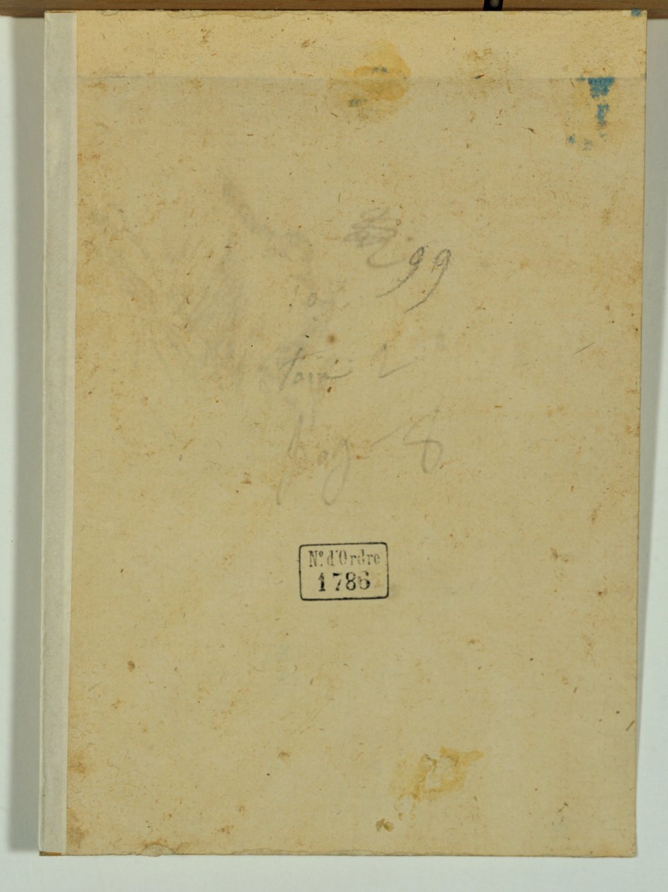 Retrato de um homem, perfil virado para a esquerda ... de Lorenzo di Credi