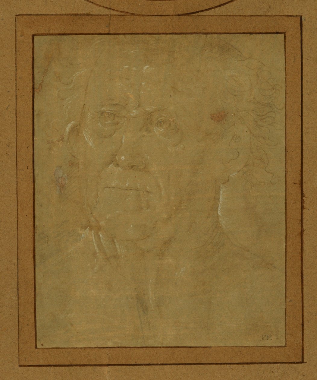 Retrato de um homem velho ... de Lorenzo di Credi