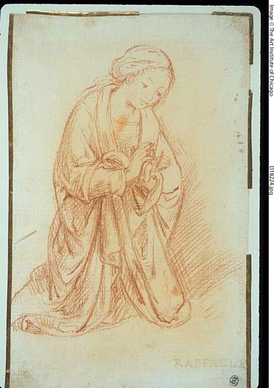Virgem em oração de Lorenzo di Credi