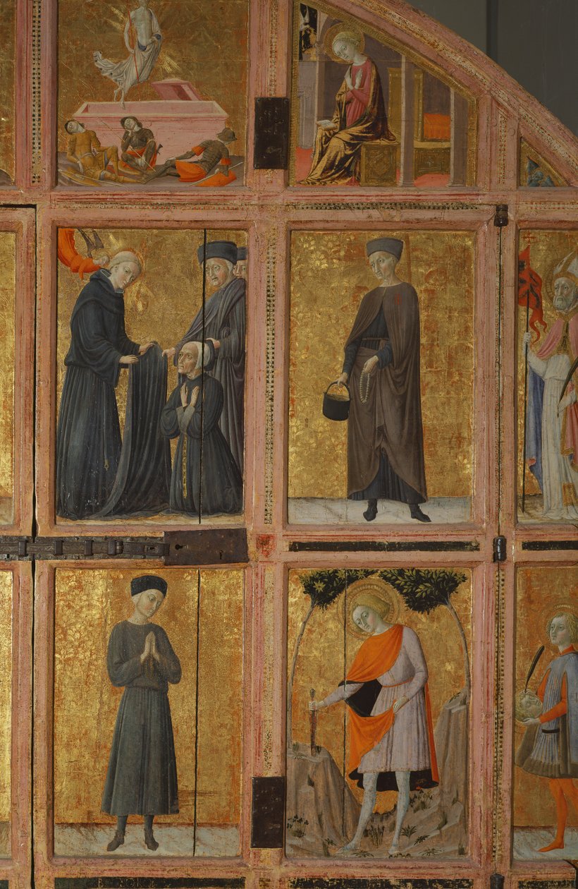 Portas do relicário de Santa Maria della Scala de Lorenzo di Pietro Vecchietta