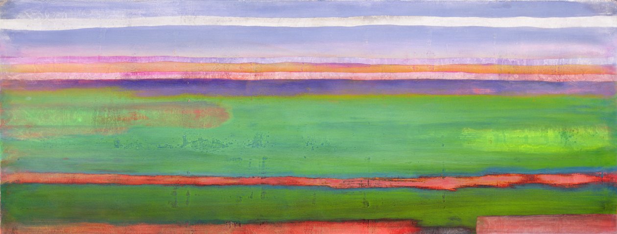 Antecipação, 2001 (óleo e goma laca no gesso no painel) de Lou Gibbs