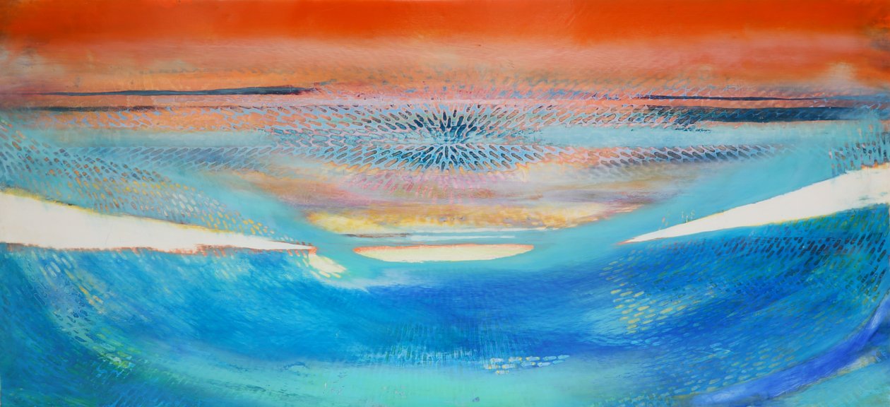 Moisés, 2014, (óleo e goma-laca em gesso em madeira) de Lou Gibbs