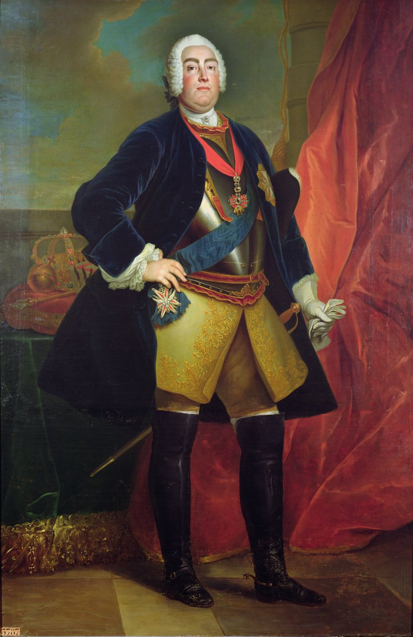 Frederico Augusto II (1696-1763) Eleitor da Saxônia de Louis de Silvestre