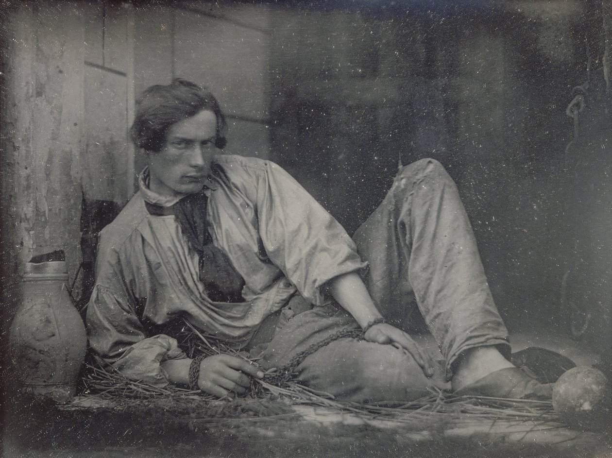 Louis Dodier como prisioneiro, 1847 de Louis Adolphe Humbert de Molard
