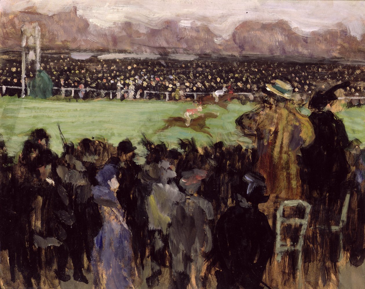 Corrida em Auteuil (óleo sobre papel) de Louis Anquetin