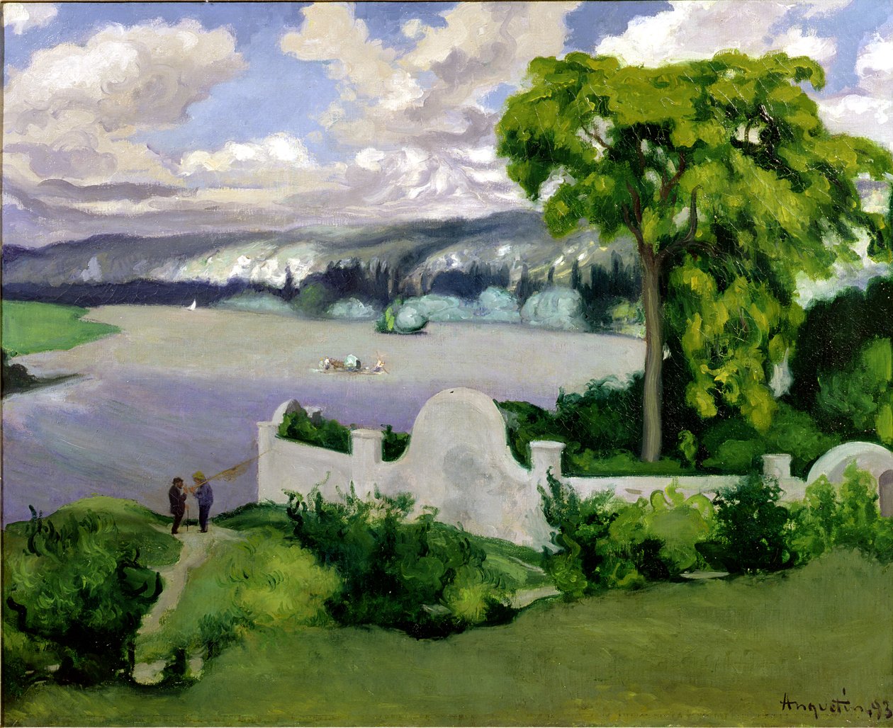 O rio Sena perto de La Roche Guyon, 1893 de Louis Anquetin