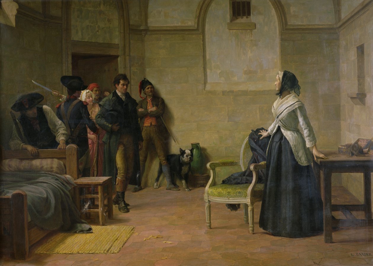 A última manhã de Maria Antonieta (1755-93) de Louis Baader