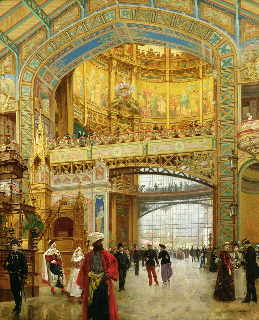 O Domo Central da Exposição Universal de 1889 de Louis Beroud