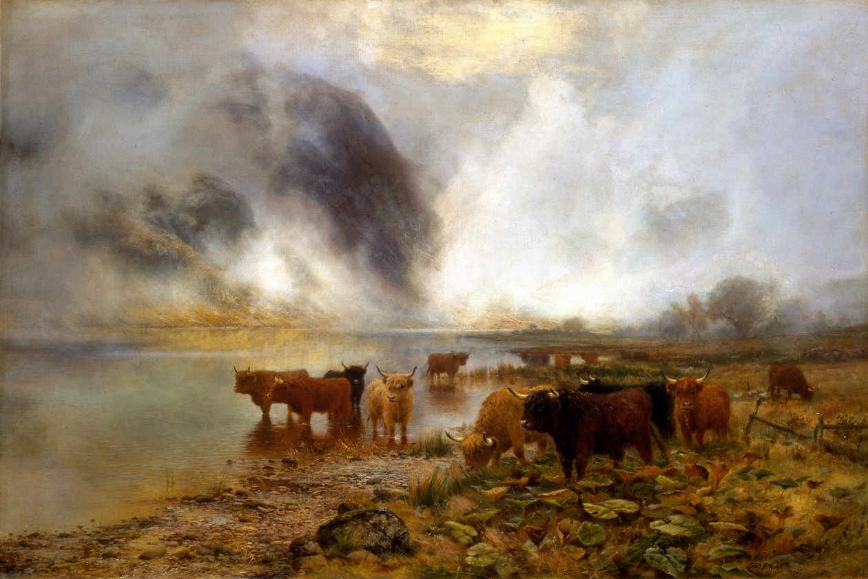 Um Loch Highland, 1899 de Louis Bosworth Hurt