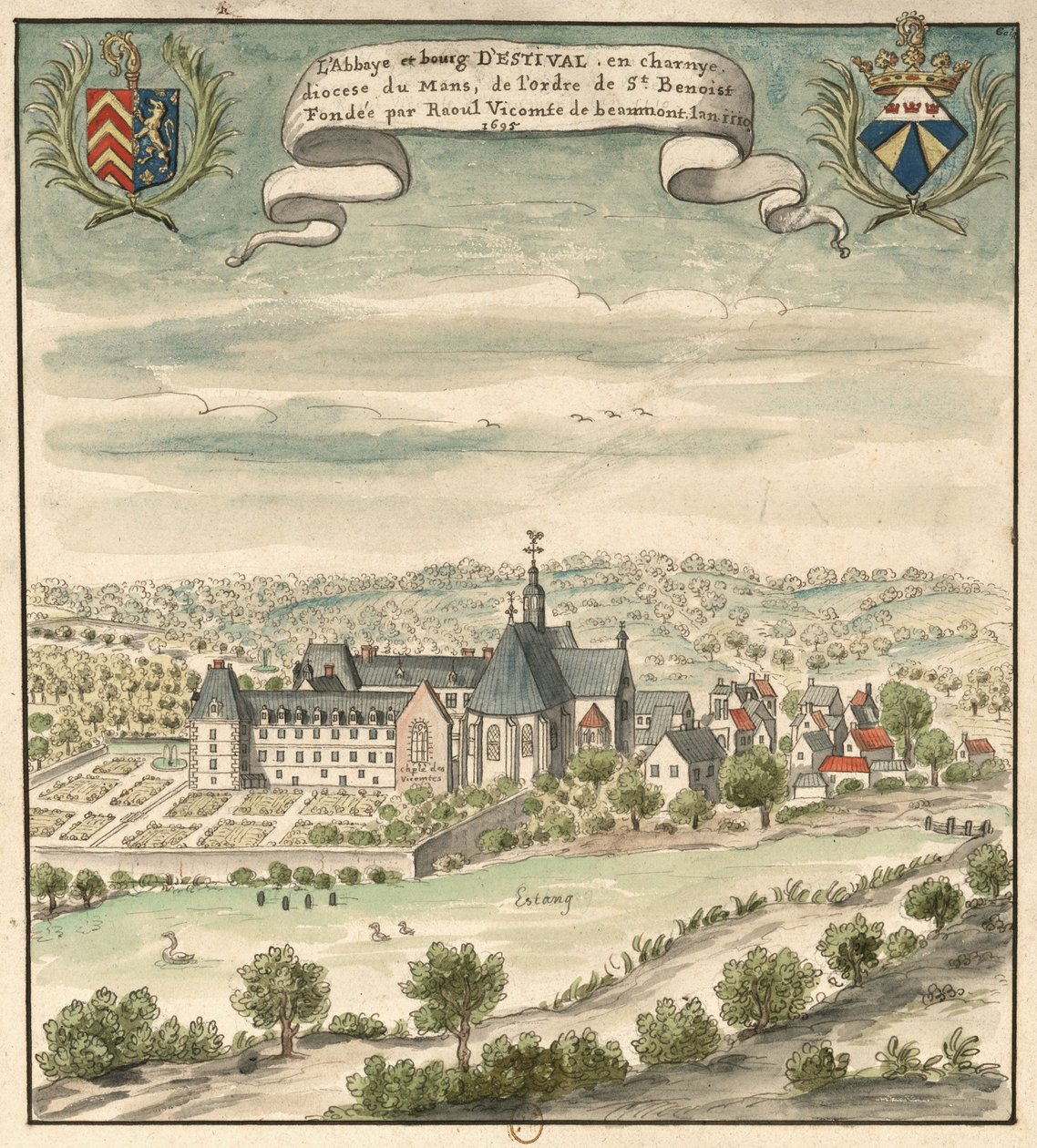 Biblioteca Nacional da França de Louis Boudan